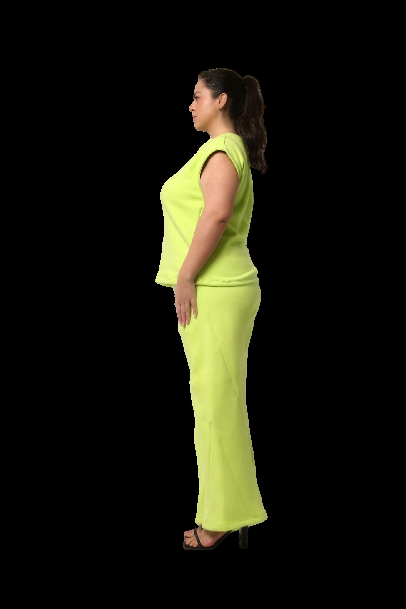 Structured Tank, NEON / Chartreuse, alternate image number 1