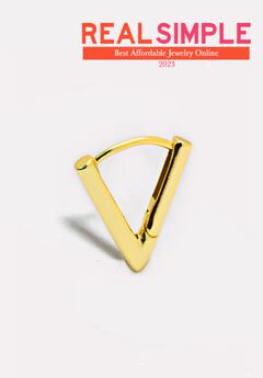 ACHIEVE Triangle Huggie Earring | Single Earring