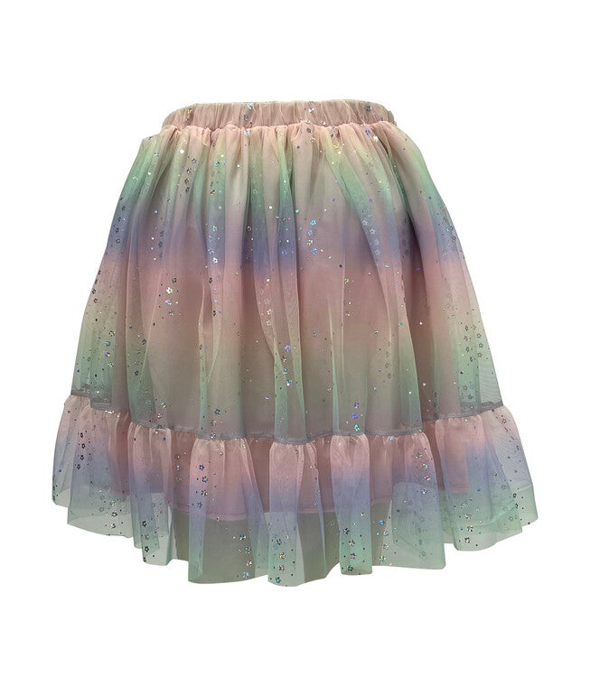 Smak Parlour Rainbow Tulle Twirl Power Flare Skirt, , alternate image number null
