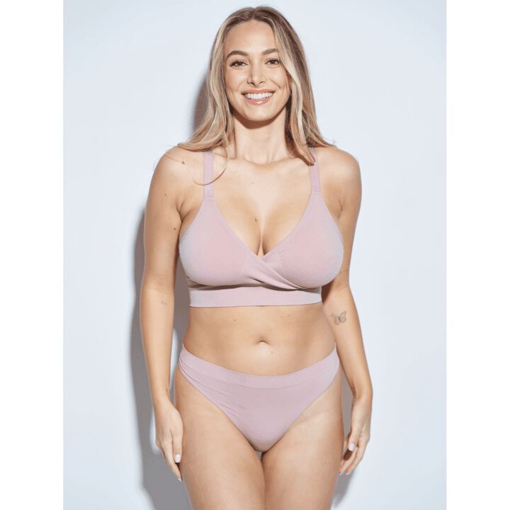 REGULAR RISE THONG, Vintage Rose / Mauve, hi-res image number 0