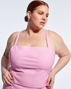Clementine Recycled Leather Top