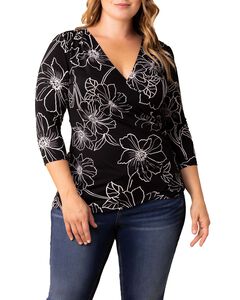Femme Fatale Faux Wrap Top