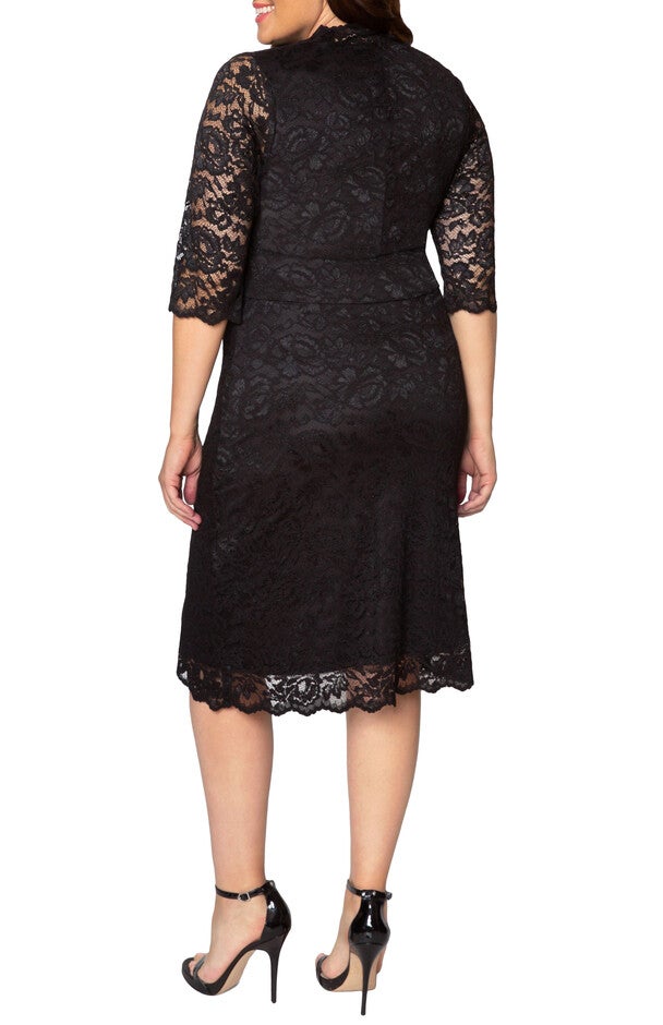 Scalloped Boudoir Lace Dress, , alternate image number 7