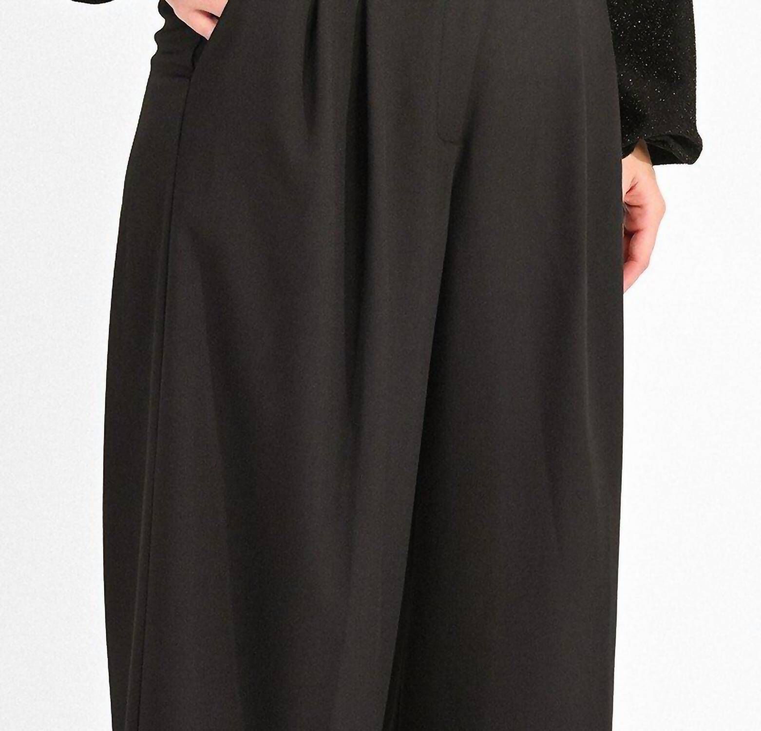 LADIES WOVEN PANT IN BLACK, , alternate image number 5