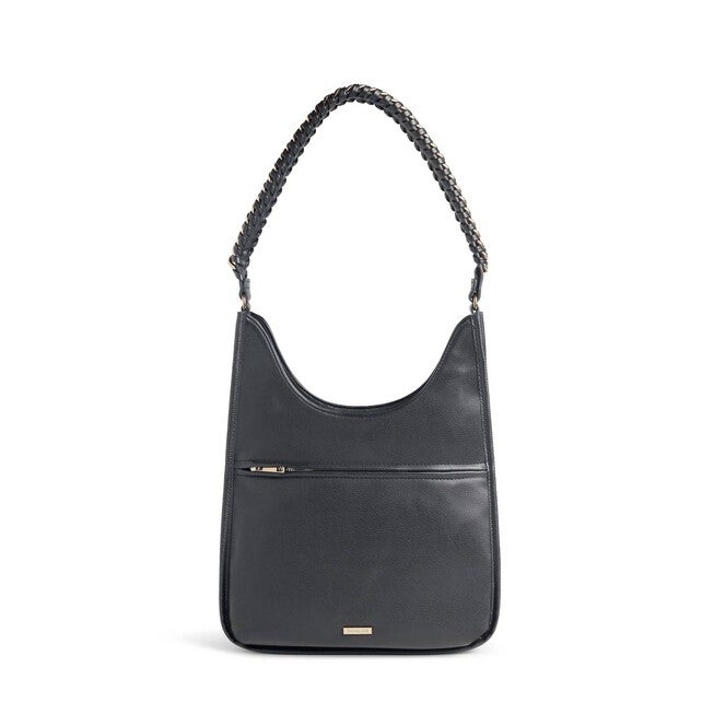 Jalilah Shoulder Bag in Black, Black / Black, hi-res image number 0