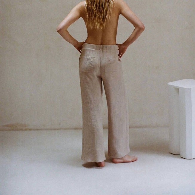 SUNRISE SAIL PANTS IN TAUPE, Taupe / Beige, alternate image number 1