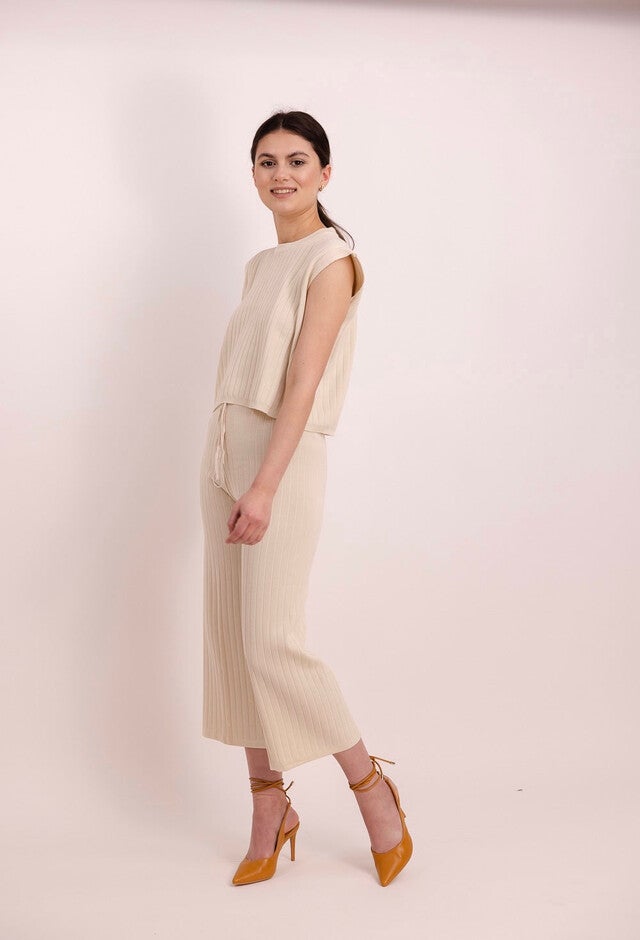 Sandy Loungewear Set, Beige / Beige, alternate image number 3