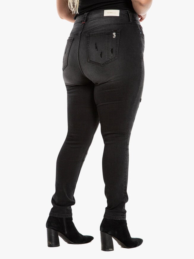 Violet High Rise Jegging, , alternate image number 7