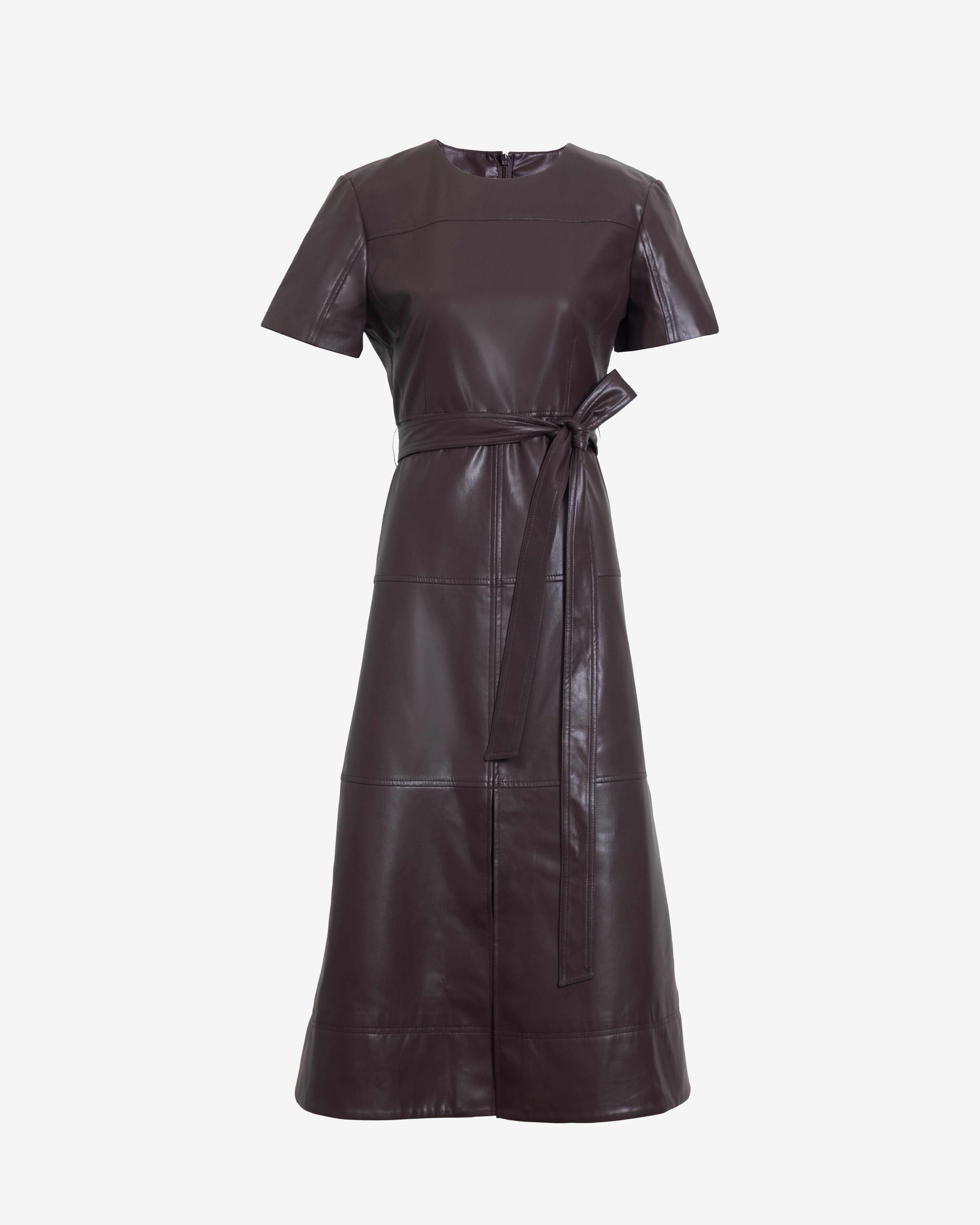 Ella Dress, Oxblood / Red, alternate image number 1