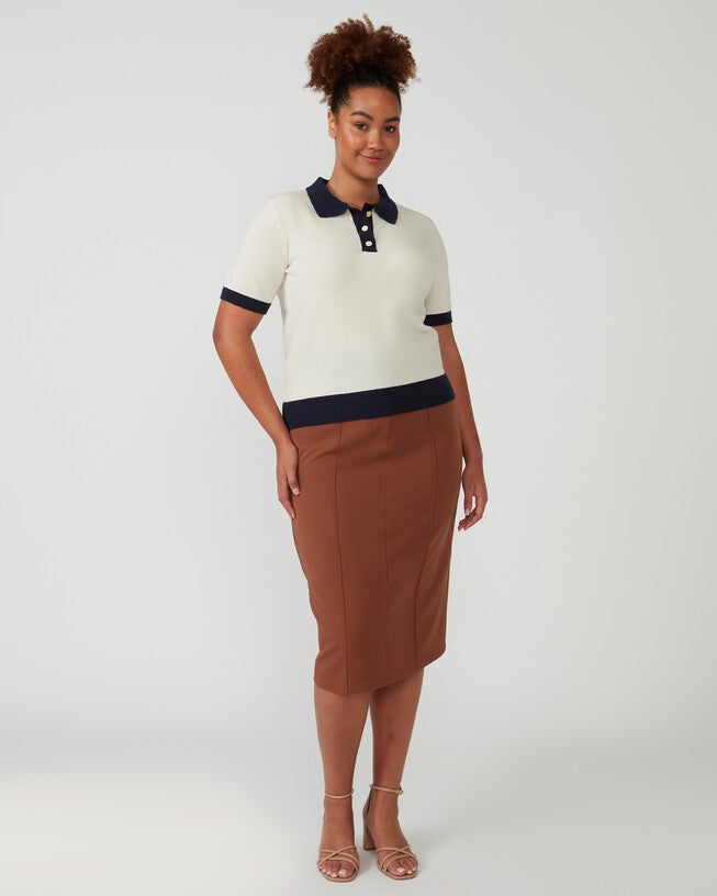 Romeo Knit, CreamNavy / Beige, alternate image number 1