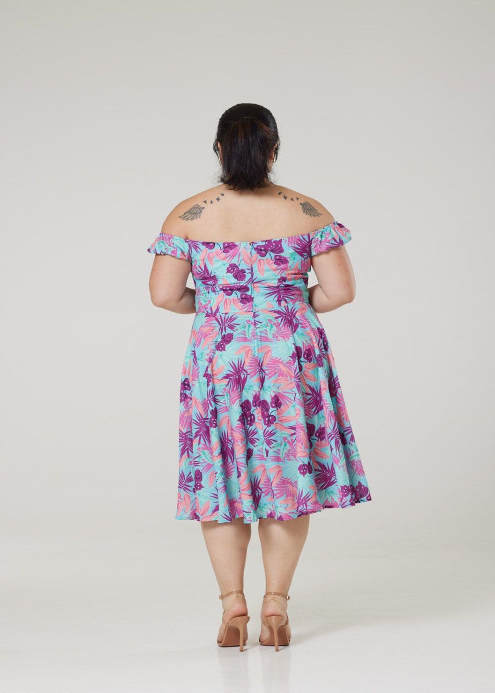 Misty Dress, Light Blue / Light Blue, alternate image number 1