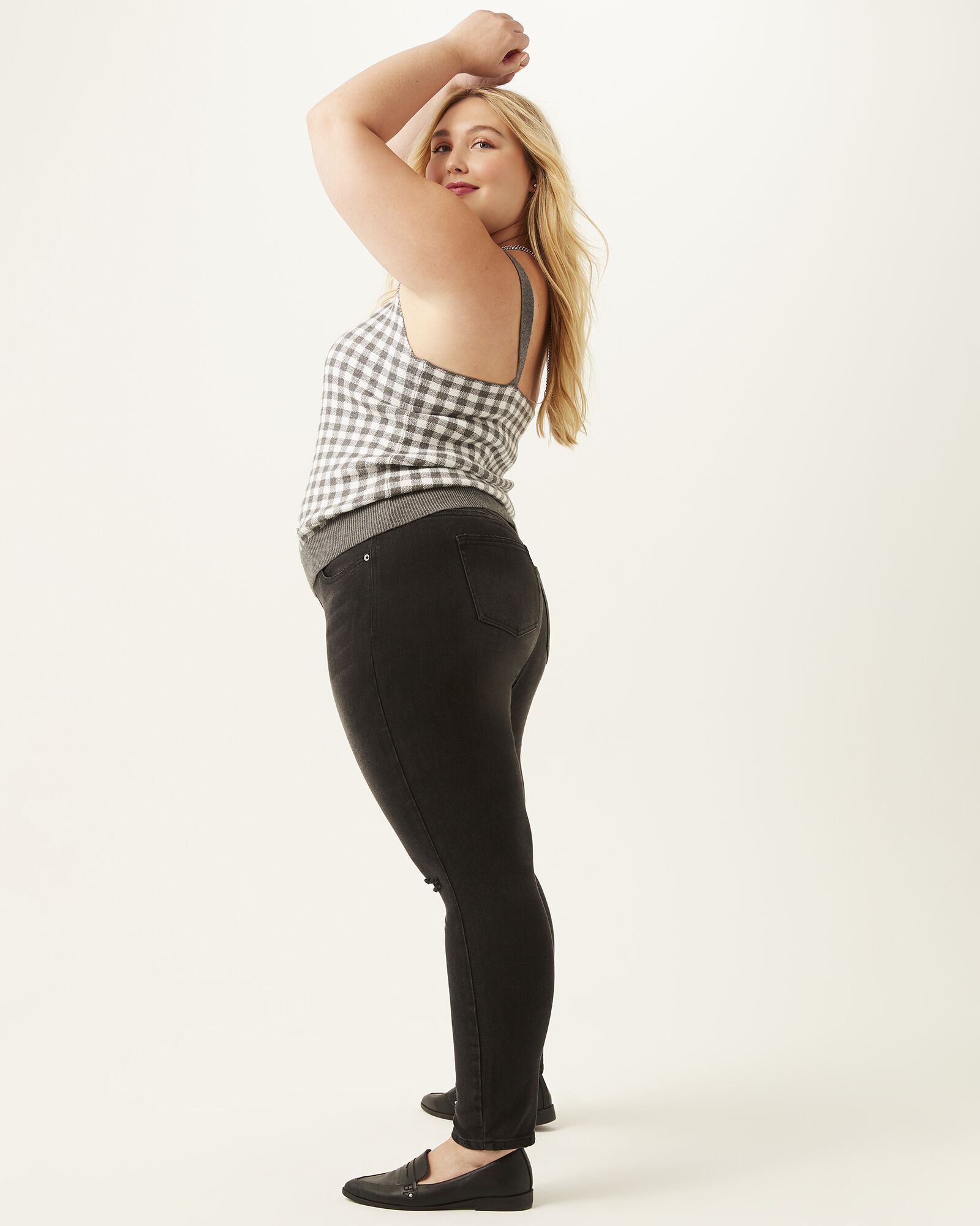 Gretchen Skinny Jean, Black / Black, alternate image number 1