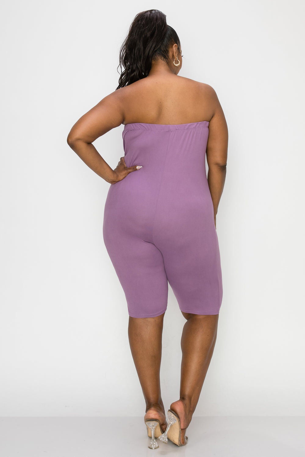 CHANDLER ROMPER, Dusty Plum / Purple, alternate image number 3