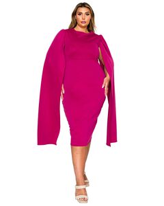NAOMI CAPE DRESS