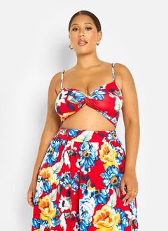 Plus Size Floral Tops For Women