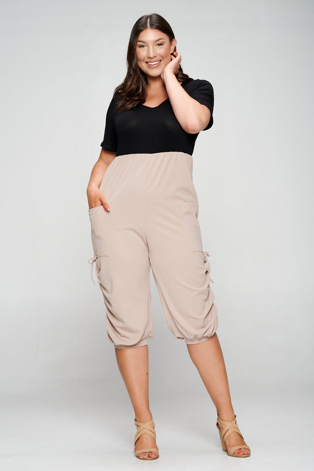 ELIZA COLORBLOCK JUMPSUIT, , alternate image number 4