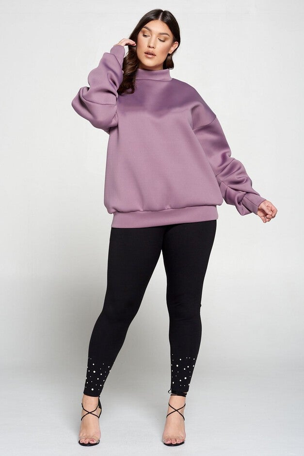 NEOPRENE SWEATSHIRT, , alternate image number null