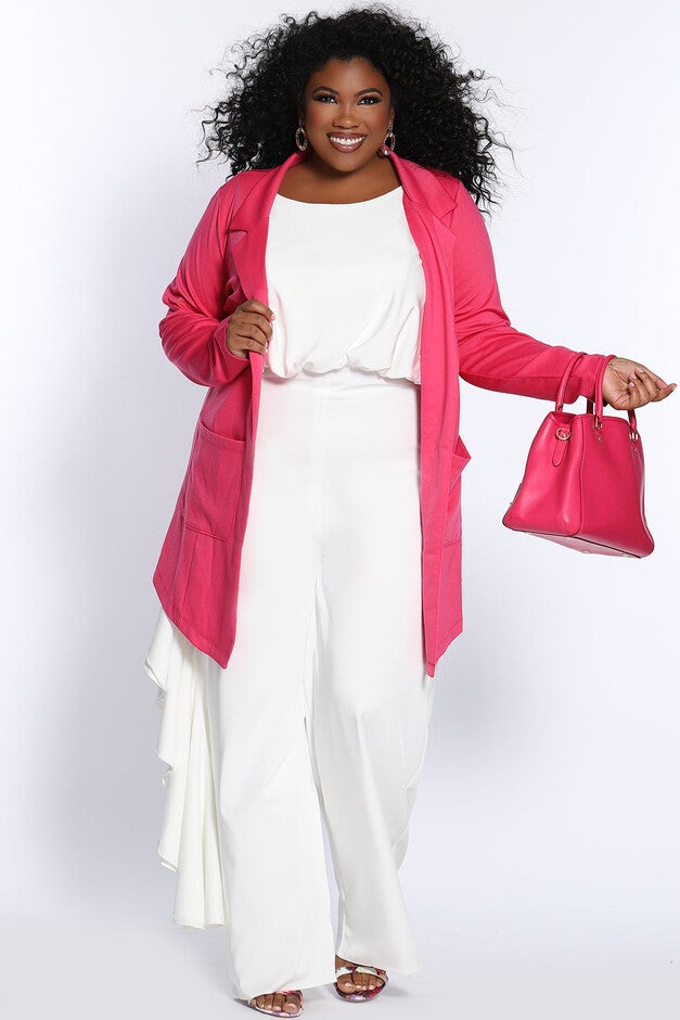 ALL ABOUT THE FRILLS JUMPSUIT, Ivory / Ivory, alternate image number 2