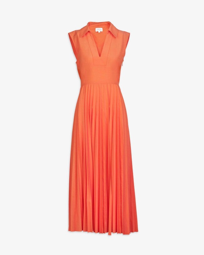 Carissa Dress, Flame / Orange, alternate image number null