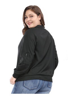 LIGHTWEIGHT ZIP UP QUILTED BOMBER JACKET