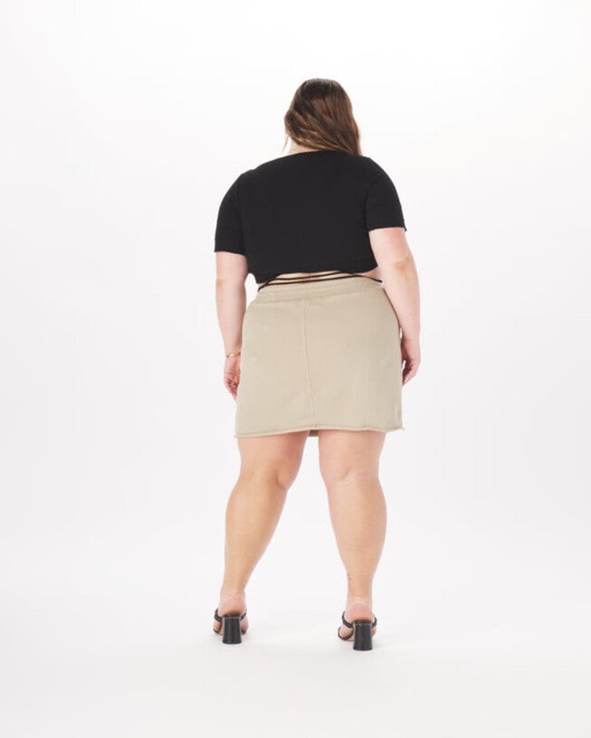 Dominique Tie-Around Crop Top, Black / Black, alternate image number 2
