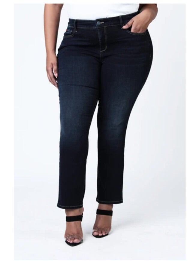 Eliana High Rise Straight Leg Jeans, , alternate image number 4