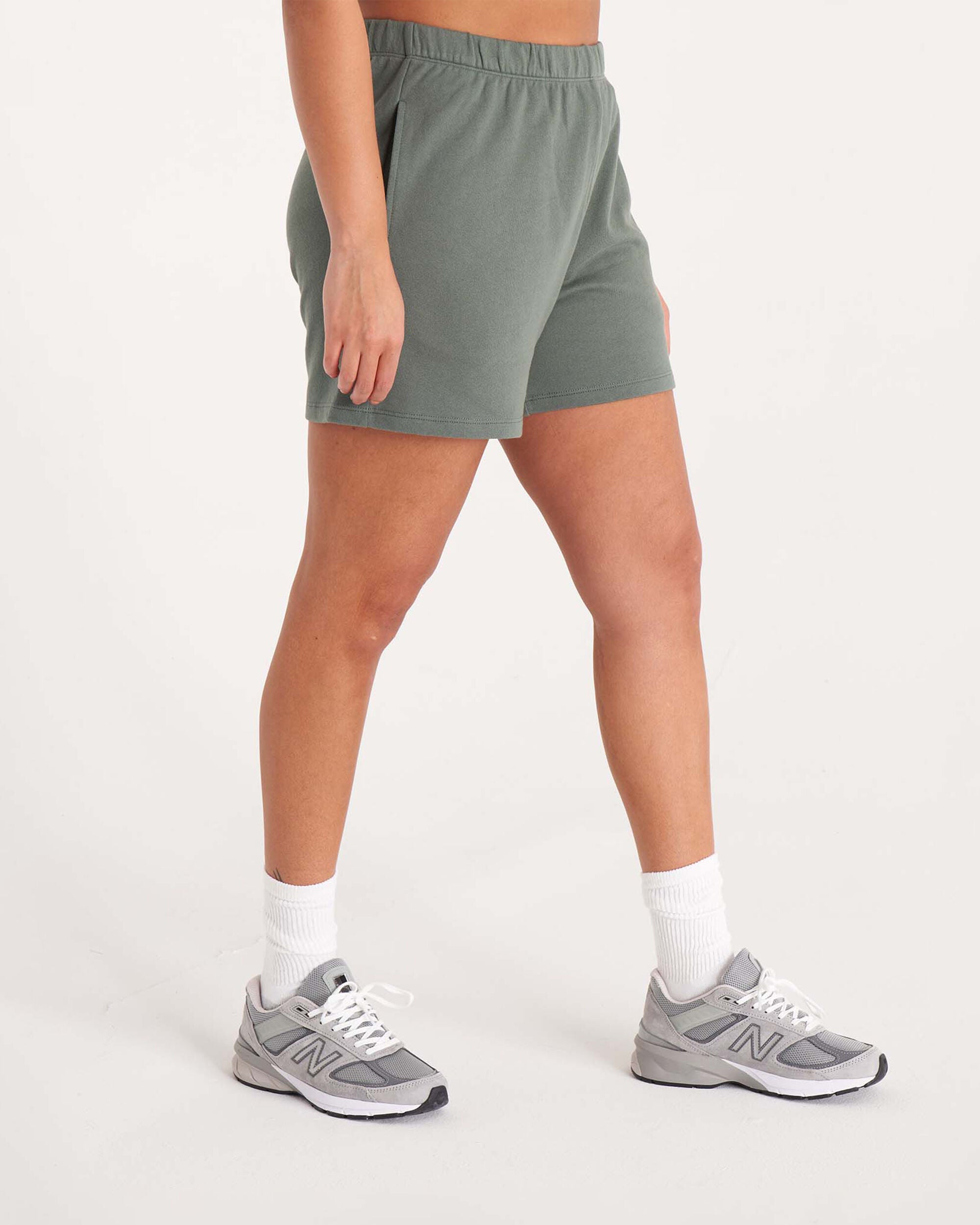 The Sweat Short, Thyme / Sage Green, alternate image number 1