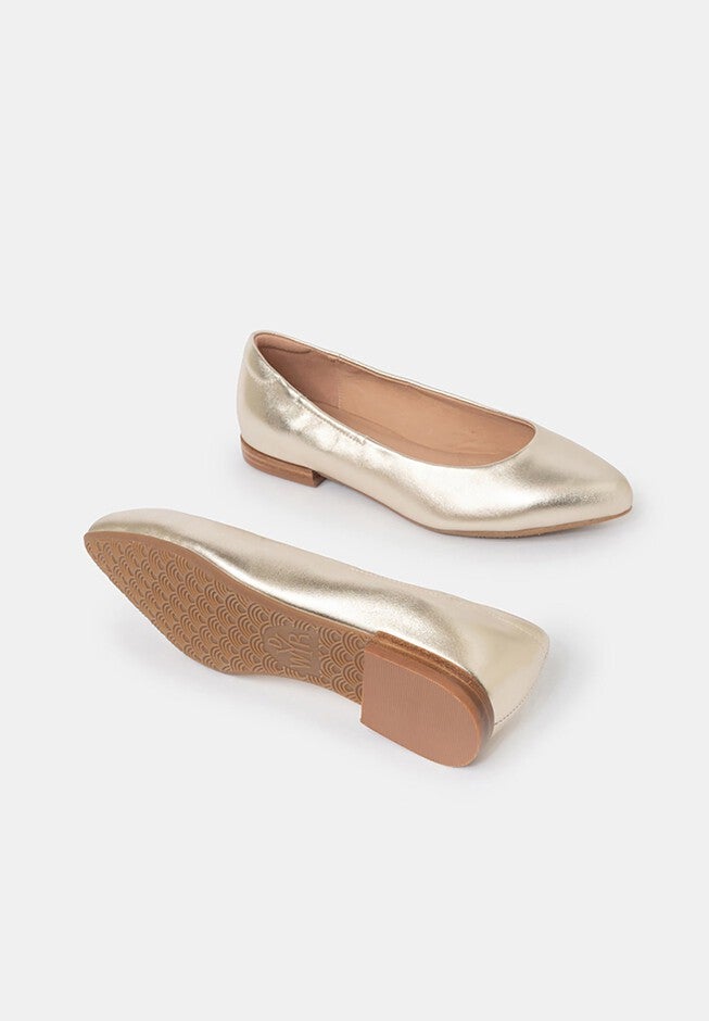 Camille Classic Ballet Flats, Gold / Gold, alternate image number null