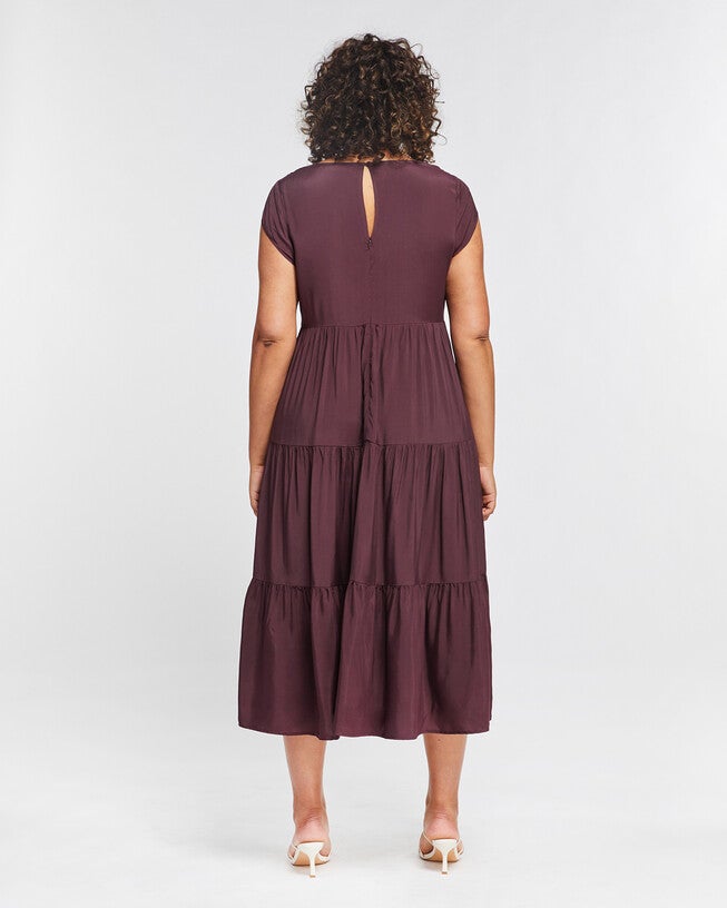 Lana Dress, Fudge / Terracotta, alternate image number 2