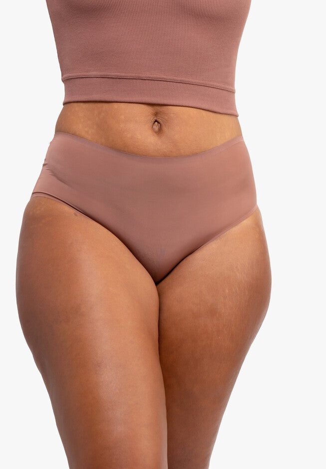 No Brainer Seamless Briefs 2 Pack Bundle, Toffee / Brown, hi-res image number 0