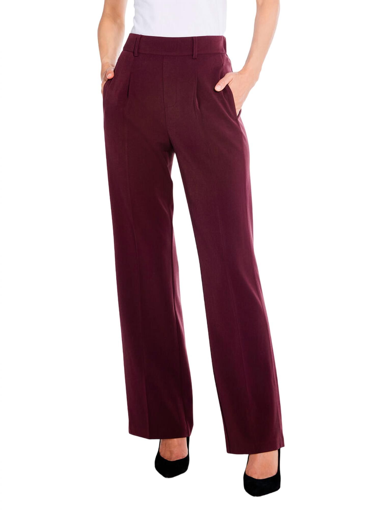 AVENUE WIDE LEG PANTS, Redwood / Red, hi-res image number 0