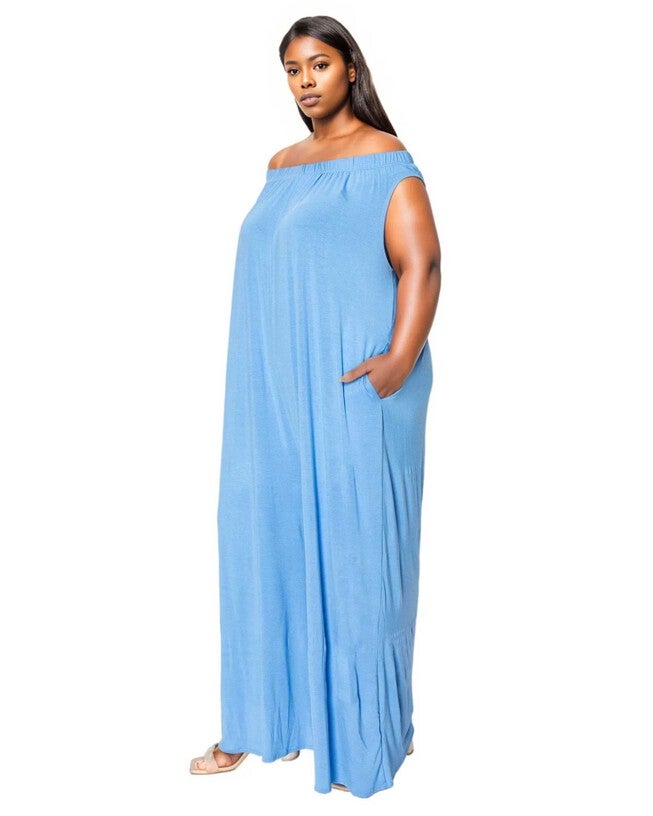 Olson Wide Leg Pocket Jumpsuit, Blue Perry / Azure Blue, alternate image number 1