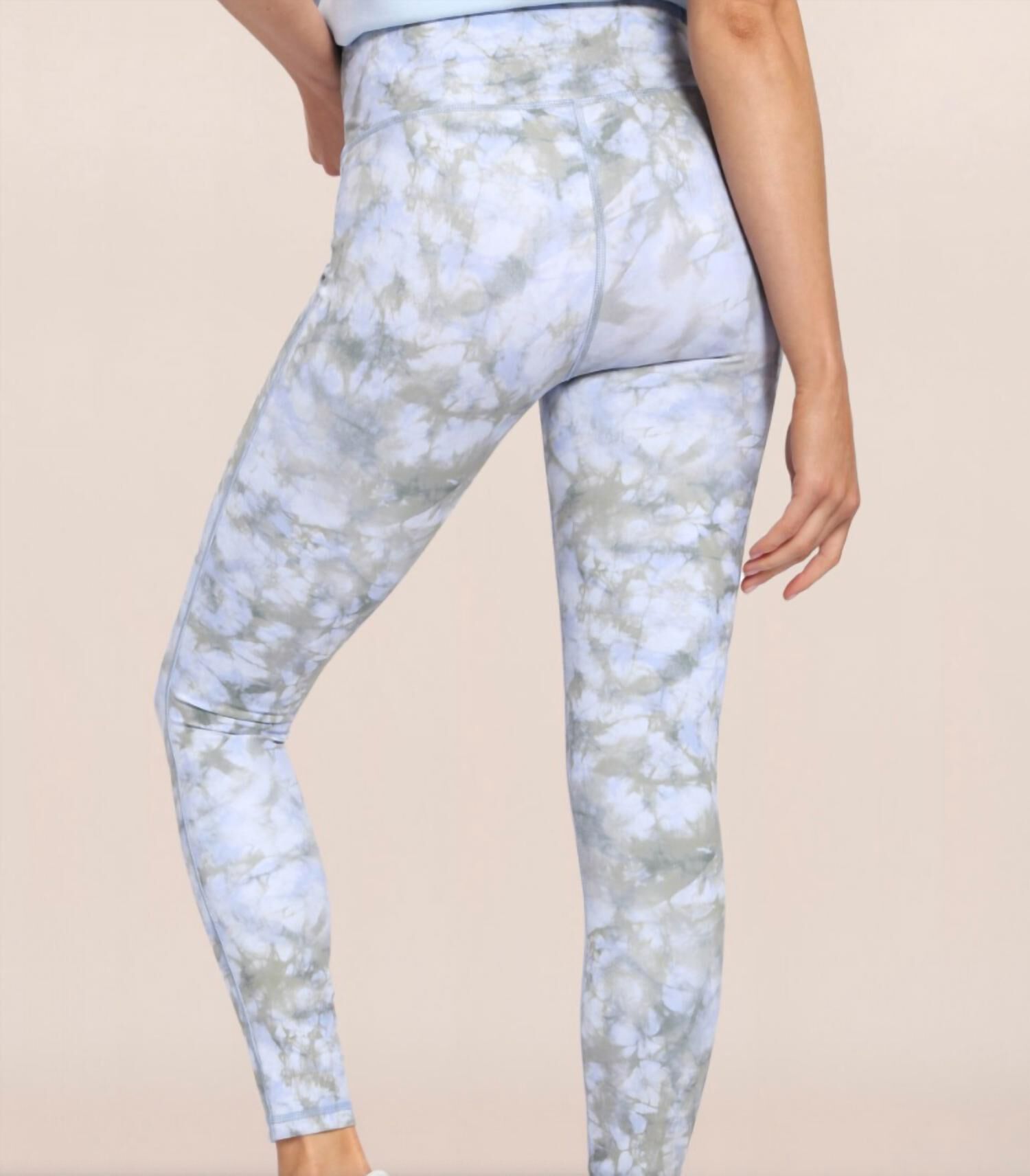 Ocean Tie-Dye High-Rise Legging In Periwinkle, Periwinkle / White, hi-res image number 0