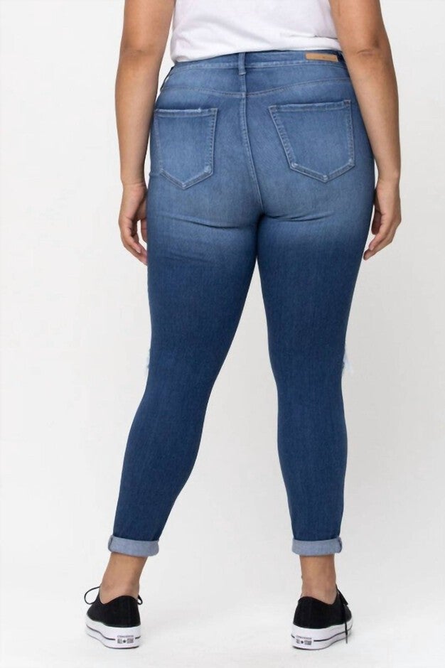 THE KRISTA JEAN IN DELUXE DENIM, , alternate image number null