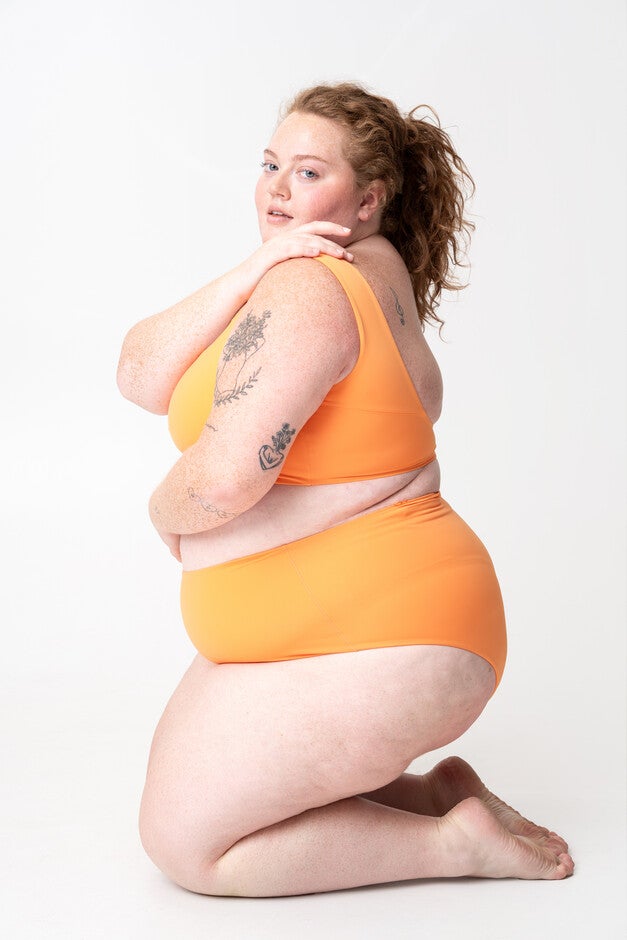 surf's up swim bikini bottom, tangerine / Orange, alternate image number null