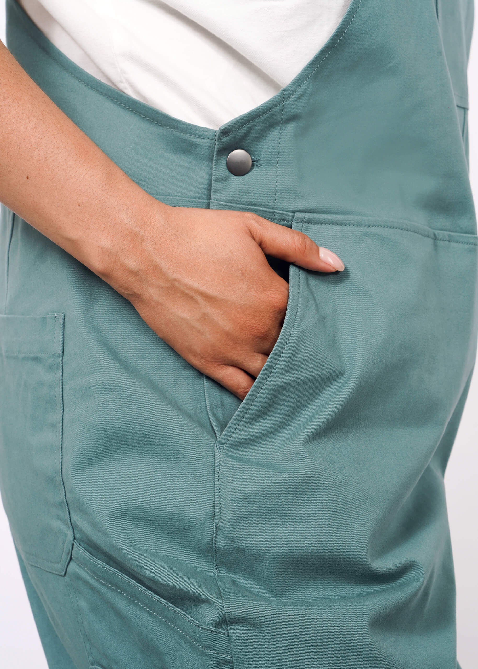 The Essential Overall, DARK TEAL / Black, alternate image number 3