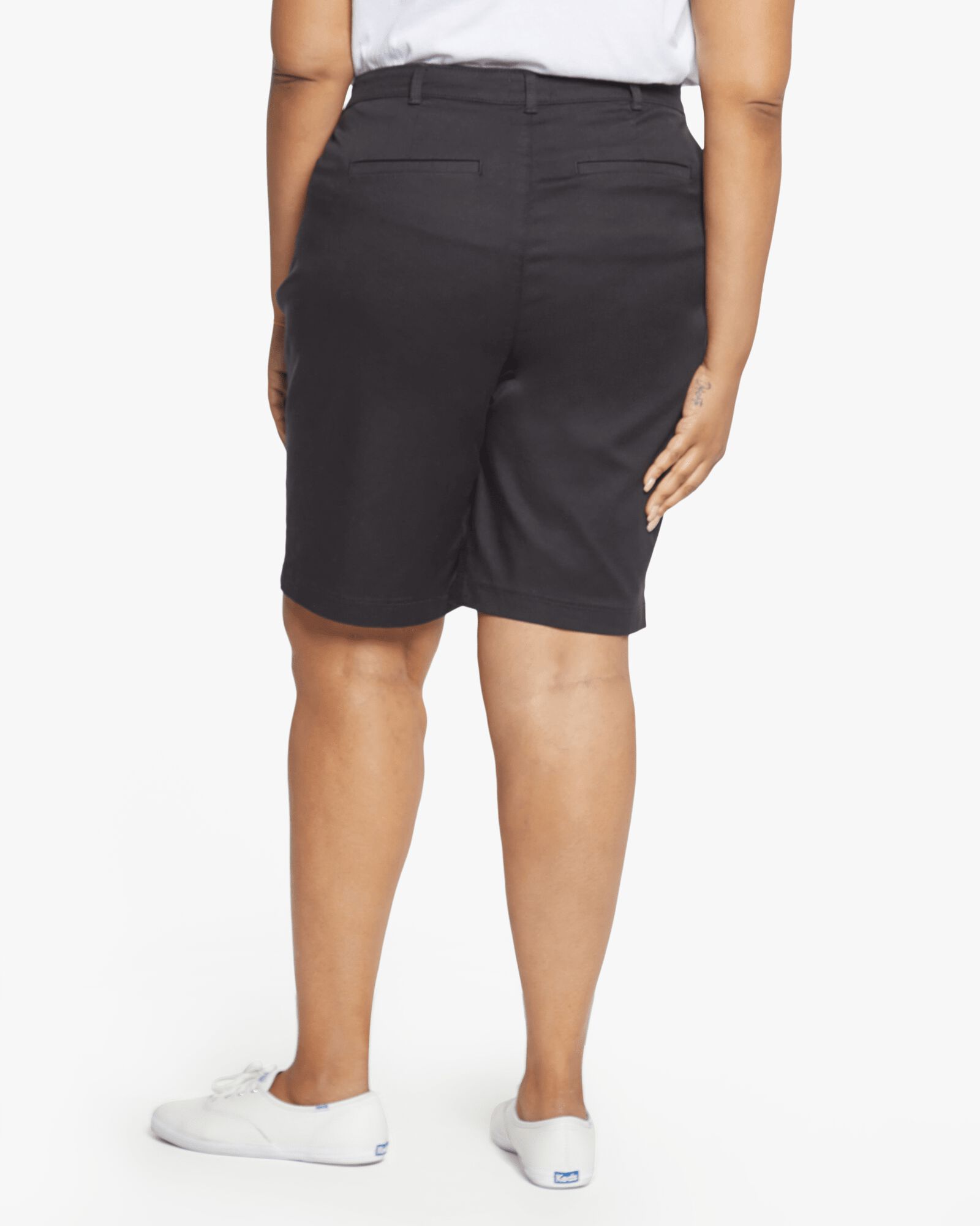 Nancy Bermuda Short, Black / Black, alternate image number 1