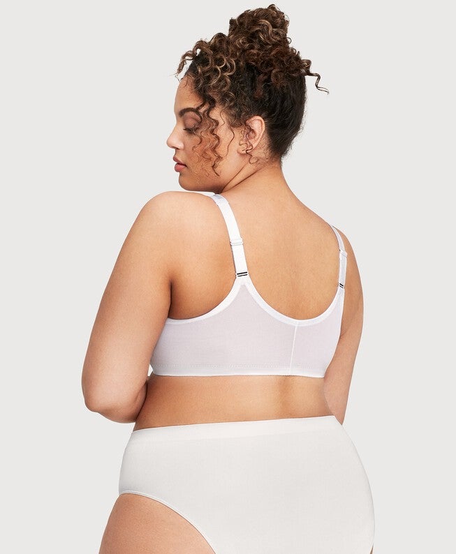 MagicLift Natural Shape Front-Closure Bra, White / White, alternate image number 1