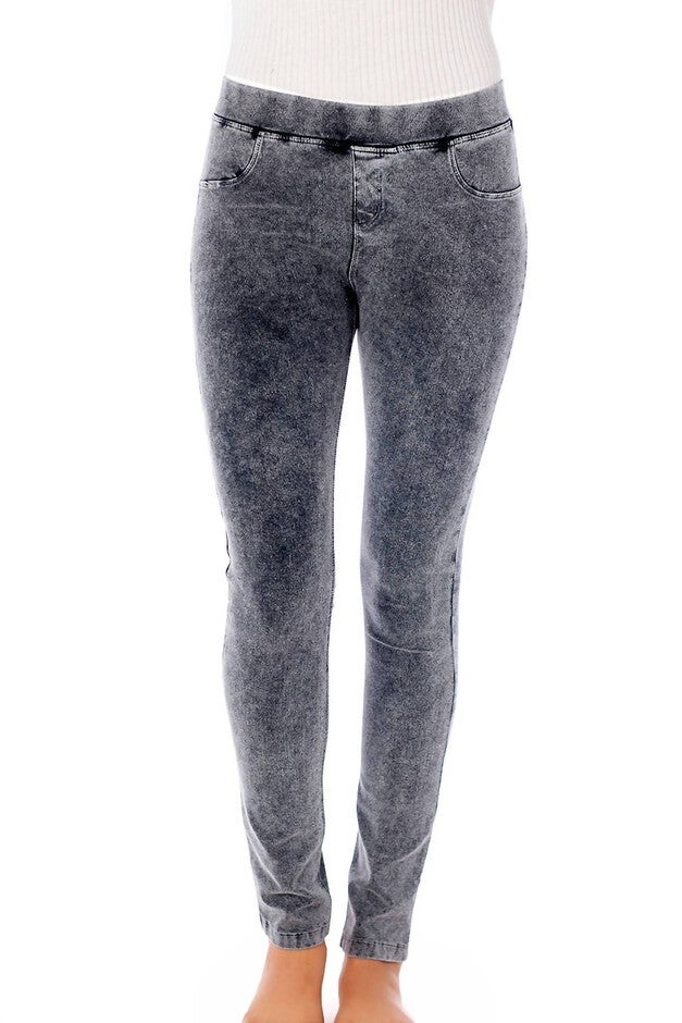 Women'S Straight Leg Jegging In Charcoal, Charcoal / Charcoal Grey, hi-res image number null