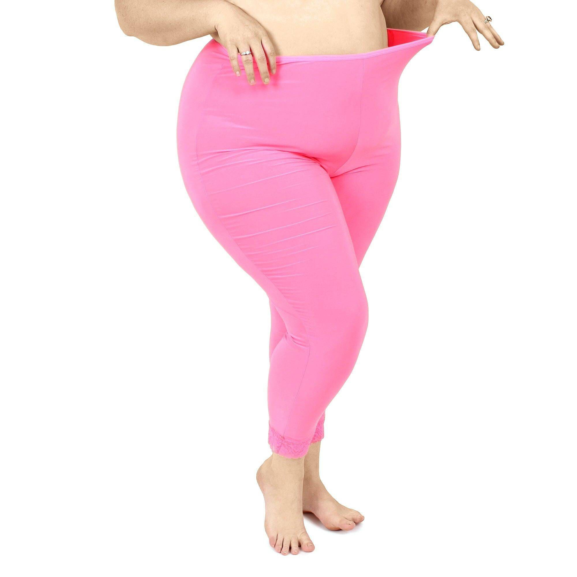 Lucy Long Underwear Legging, Neon Coral / Pink, alternate image number 2
