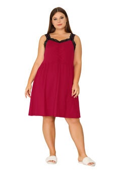Cami Lace Spaghetti Loungewear A-Line Sleep Nightgown