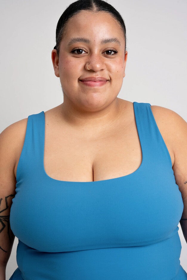 adventure performance tank, high tide / Azure Blue, hi-res image number 0