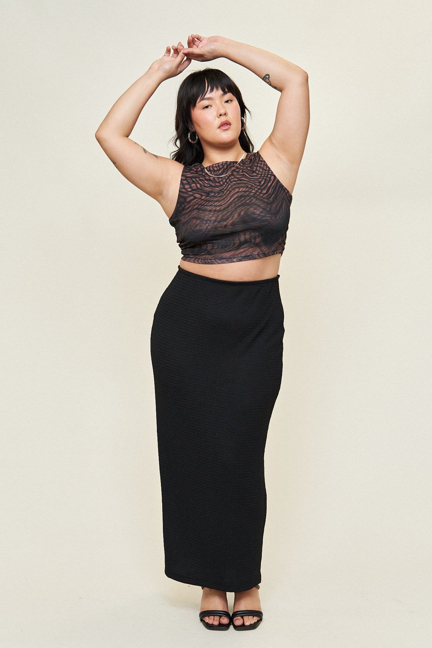Alex Maxi Skirt, Black / Black, hi-res image number 0