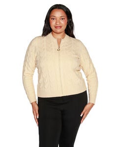 Plus Size Cable Knit Sweaters For Women