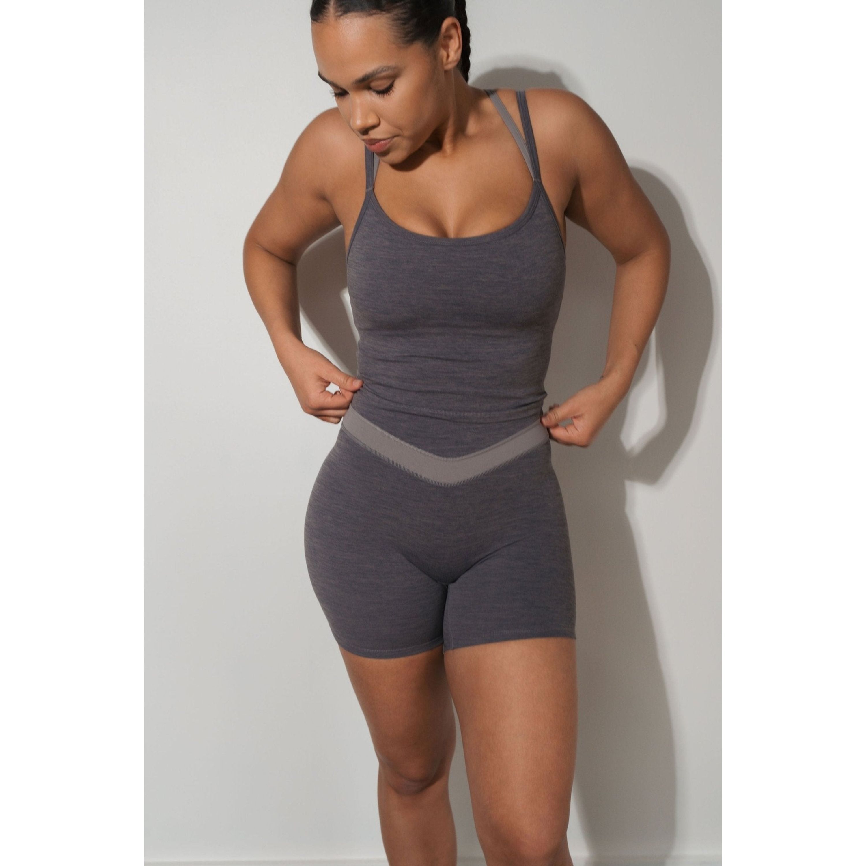 Daydream Block Volley Short, River Rock / Light Grey, hi-res image number 0