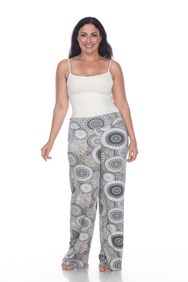 Circle Print Palazzo Pants, , alternate image number null