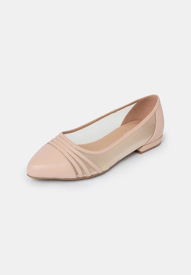 Celeste Ballerina Flats, Pink / Pink, alternate image number 1