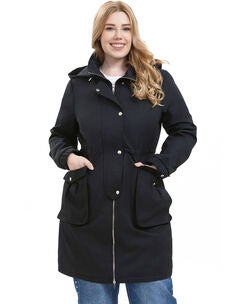 Hooded A-Line Raincoat