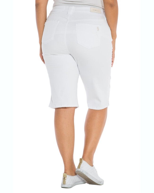 Mid Rise Bermuda - Optical White, , alternate image number 7