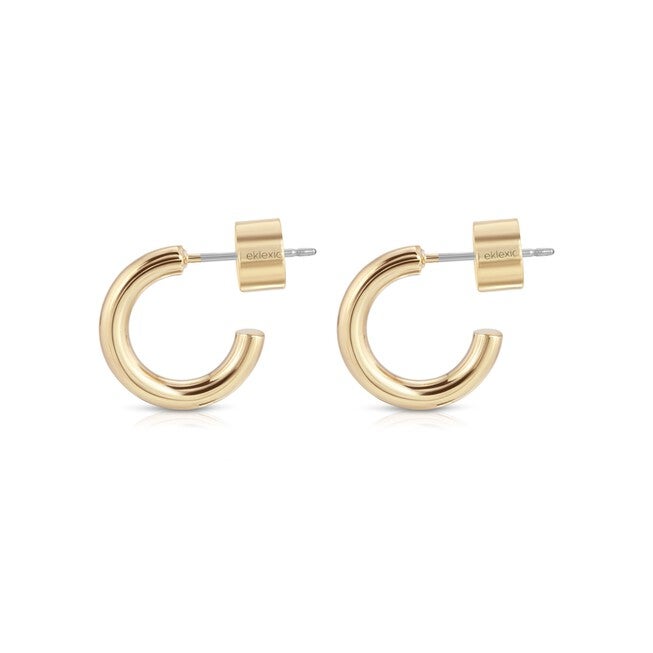 Lisa Huggie Hoops Gold, Gold / Gold, hi-res image number null